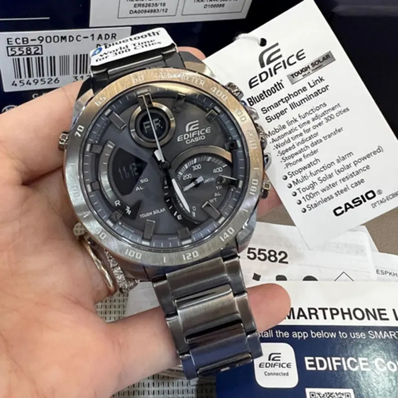 Casio Edifice Men’s Watch Bluetooth Tough Solar Fashion | ECB-900MDC-1A